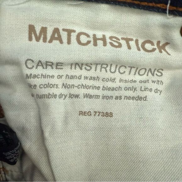Matchstick Preowned Women’s 25S Slim Fit Dark Blue Jeans - Picture 4 of 8